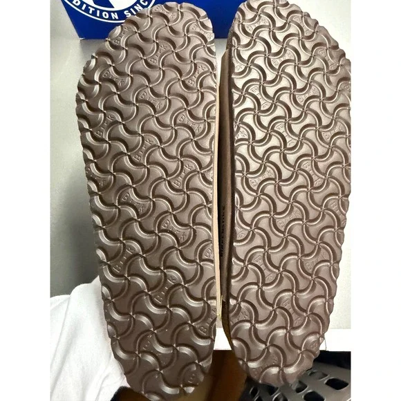Birkenstock Arizona Mocha Birkibuc Sandals Mens 11 Womens 13 EU 44 NEW - Picture 8 of 8
